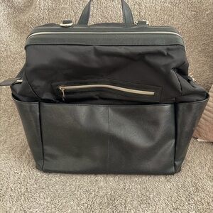 The Backpack Diaper Bag 
in Black by Béis